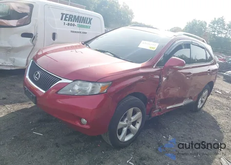 2010 Lexus Rx 350 z USA, uszkodzony, nr VIN 2T2BK1BA7AC044319